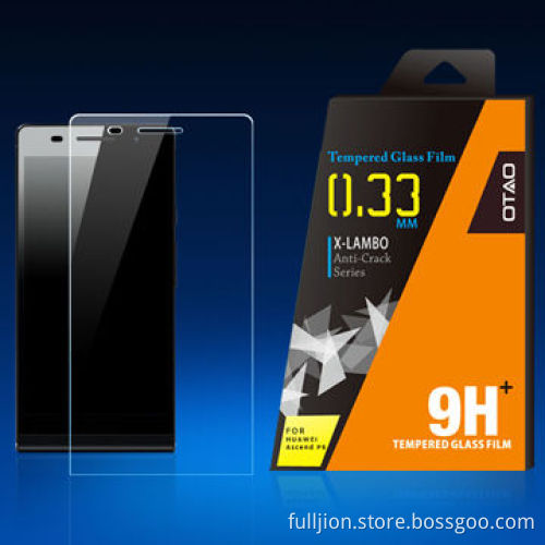 Anti-crack Anti-fingerprint Tempered-glass Screen Protector for Huawei Ascend P6